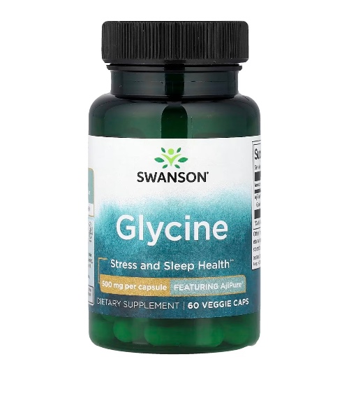 HealthMora-Glycine, 500 mg, 60 Veggie Caps-image-01