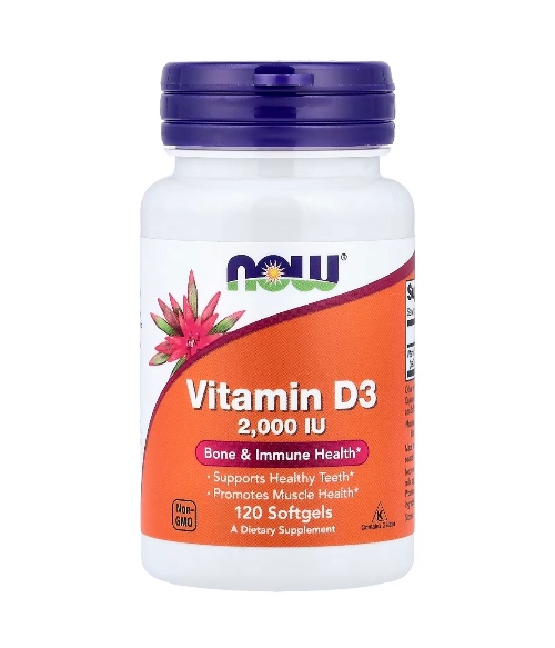 HealthMora-Vitamin D3, 2,000 IU, 120 Softgels-image-01