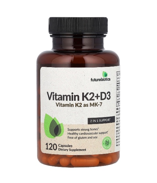 Vitamin K2 + D3, 120 Capsules-image