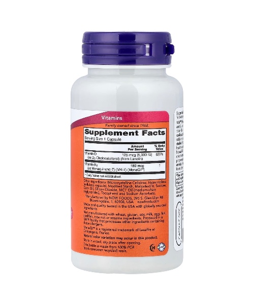 Mega D3 & MK-7, 120 Capsules-image