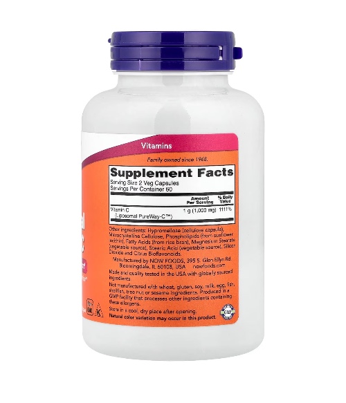 HealthMora-Liposomal Vitamin C, 120 Veg Capsules (500 mg per Capsule)-image-02