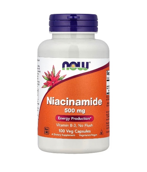 Niacinamide, 500 mg, 100 Veg Capsules-image