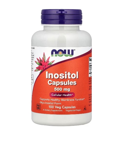 HealthMora-Inositol, 500 mg, 100 Veg Capsules-image-01