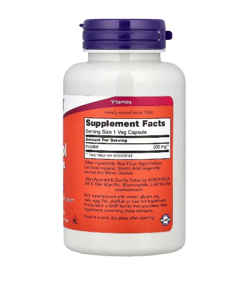 HealthMora-Inositol, 500 mg, 100 Veg Capsules-image-02